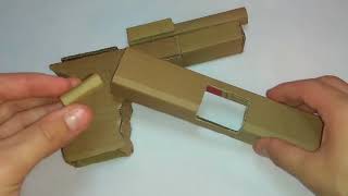 How to make a paper glock in home [upl. by Doralin]