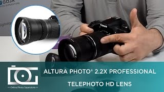 TUTORIAL  22x Professional Telephoto HD Lens Adapter for NIKON amp CANON Cameras [upl. by Ahtamat975]