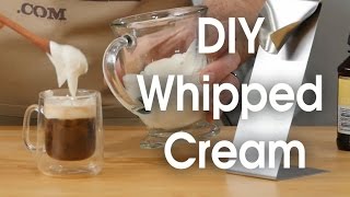 DIY whipped cream in 60 seconds [upl. by Baggott167]