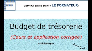 Budget de trésorerie cours simplifié [upl. by Ahsratan]