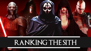 Ranking the Sith From Weakest To Strongest KOTOR Era [upl. by Nonnaehr]