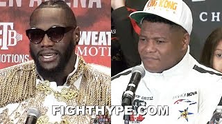 FULL DEONTAY WILDER VS LUIS ORTIZ 2 POSTFIGHT PRESS CONFERENCE WHAT BOTH FIGHTERS HAD TO SAY [upl. by Akehsyt]