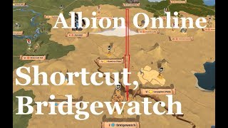 Albion Online  Caerleon to Bridgewatch fast almost safely [upl. by Rugg648]