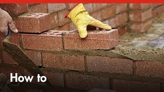 Bricklaying 101 How To Build A Brick Wall  Bunnings Warehouse [upl. by Vitoria192]