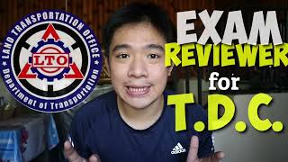 LTO TDC EXAM REVIEWER  STUDENT PERMIT  TAGALOG  UPDATED  Wander J [upl. by Buroker]