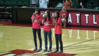 EriAm Sisters  National Anthem  Key Arena [upl. by Audley680]