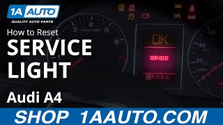 How to Reset Service Light 0409 Audi A4 [upl. by Carbo]