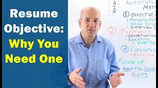 Resume Objective Examples [upl. by Aivuy]