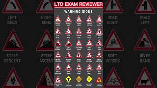 LTO REVIEWER WARNING SIGNS [upl. by Norward462]