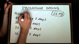 Community Pharmacy Prescriptions II Prednisone Dosing [upl. by Aihsekan]