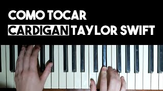 Como tocar Cardigan Taylor Swift Piano Tutorial Español [upl. by Oremo836]