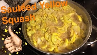 How to Make Sauteed Yellow Squash [upl. by Ahcsat]