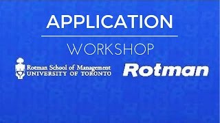 Rotman Commerce Application Workshop 2016 [upl. by Ylhsa512]