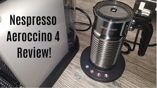 Nespresso Aeroccino 4 Milk Frother Review  Worth upgrading from the Aeroccino 3 [upl. by Albright221]