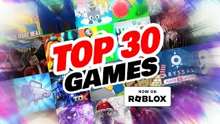 TOP 30 ROBLOX GAMES FROM 2023 [upl. by Rebm609]