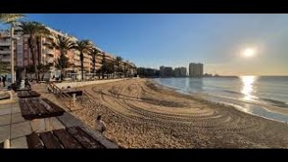 Torrevieja Beach front New Years Day 2022 [upl. by Notnarb]