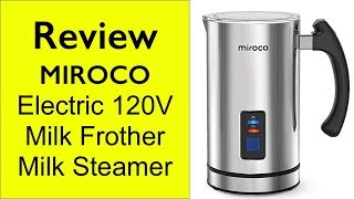 Review Miroco Milk Frother  How to make froth milk at home [upl. by Jemmie5]