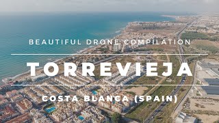 Torrevieja Costa Blanca  Alicante Spain Drone Footage [upl. by Nykal]