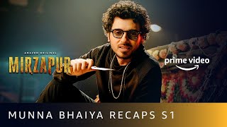 Munna Bhaiya Recaps Mirzapur  Divyenndu  Amazon Original  Oct 23 [upl. by Brinson420]