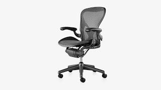 How to Adjust the Classic Aeron Office Chair from Herman Miller [upl. by Hoshi]