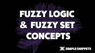 Fuzzy Logic Tutorials  Introduction to Fuzzy Logic Fuzzy Sets amp Fuzzy Set Operations [upl. by Qifar]