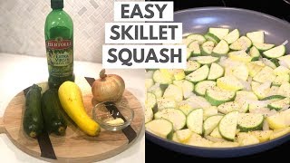 Easy Skillet Zucchini and Yellow Squash [upl. by Eppillihp]