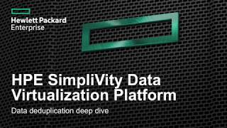 Demo Data Deduplication with HPE SimpliVity Hyperconverged Infrastructure [upl. by Emilie]