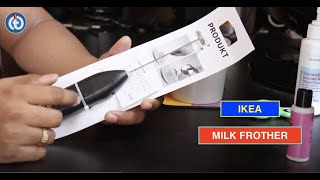 IKEA MILK FROTHER Review amp Battery Installation [upl. by Demmer]