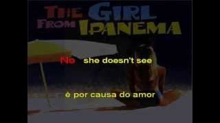 The Girl From Ipanema lyrics [upl. by Hanley]