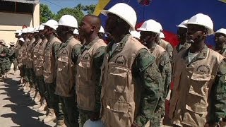 Haïti en voie de retrouver son armée [upl. by Moonier]