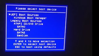 HP Desktop Pc How to boot from a USB Flash Drive [upl. by Ojeitak]