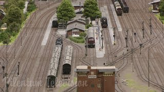 One of Germanys finest and most famous and superb model railway with steam trains in HO scale [upl. by Bradford]