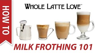 Milk Frothing for Beginners [upl. by Ived]