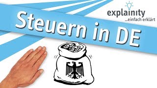 Steuern in Deutschland einfach erklärt explainity® Erklärvideo [upl. by Ahseit963]