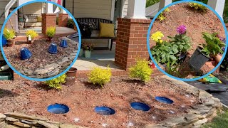 How to Create a beautiful LOW maintenance Flower Bed  Do It Yourself [upl. by Ennaitak]