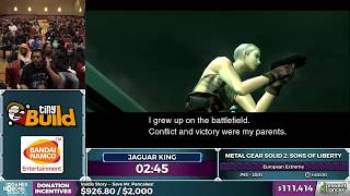 Metal Gear Solid 2 by Jaguar King in 13227  AGDQ 2017  Part 9 [upl. by Siuluj256]