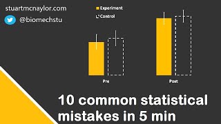 Ten Statistical Mistakes in 5 Min [upl. by Ahtela]