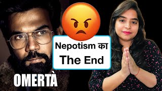 Omerta Movie REVIEW  Deeksha Sharma [upl. by Nahtaneoj]