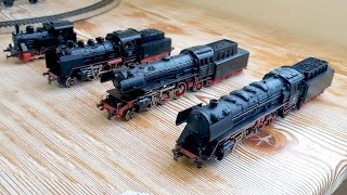 Review Märklin steam locomotive Marklin 3047 44690 HO Scale Compare [upl. by Sirehc]