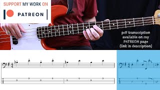 Jimi Hendrix  Purple Haze Bass cover with tabs [upl. by Rubenstein92]