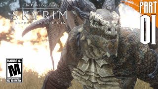 【SKYRIM 200 MODS】Argonian Gameplay Walkthrough Part 1 PC  HD [upl. by Eerac40]