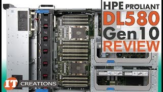 HPE ProLiant DL580 Gen10 Server REVIEW  IT Creations [upl. by Reube]