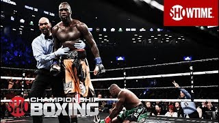 Deontay Wilder Takes Down Luis Ortiz in the 10th  SHOWTIME CHAMPIONSHIP BOXING [upl. by Andromache418]