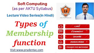 Types of membership function  Soft computing Lecture Series  AKTU Syllabus  sigmoidal function [upl. by Clintock]