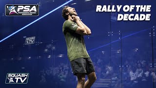 TOP 10 MENS SQUASH RALLIES OF THE DECADE [upl. by Ilrac]