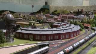 One of the largest HO scale model railroad layouts by Marklin in Germany [upl. by Ransell931]