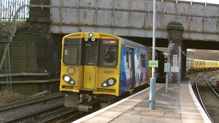 Half an Hour at 216  Birkenhead North Station 1022017  Class 507 508 terminus [upl. by Arykahs]