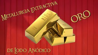 Oro extraído como subproducto de proceso de Cobre [upl. by Gainor]