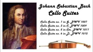 Johann Sebastian Bach  Cello suites in 432 Hz great for reading or studying [upl. by Helena]