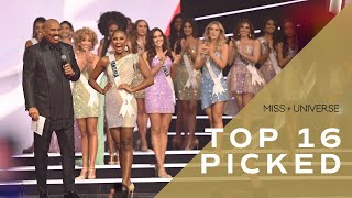 The 70TH MISS UNIVERSE Top 16 Picked  Miss Universe [upl. by Otti]